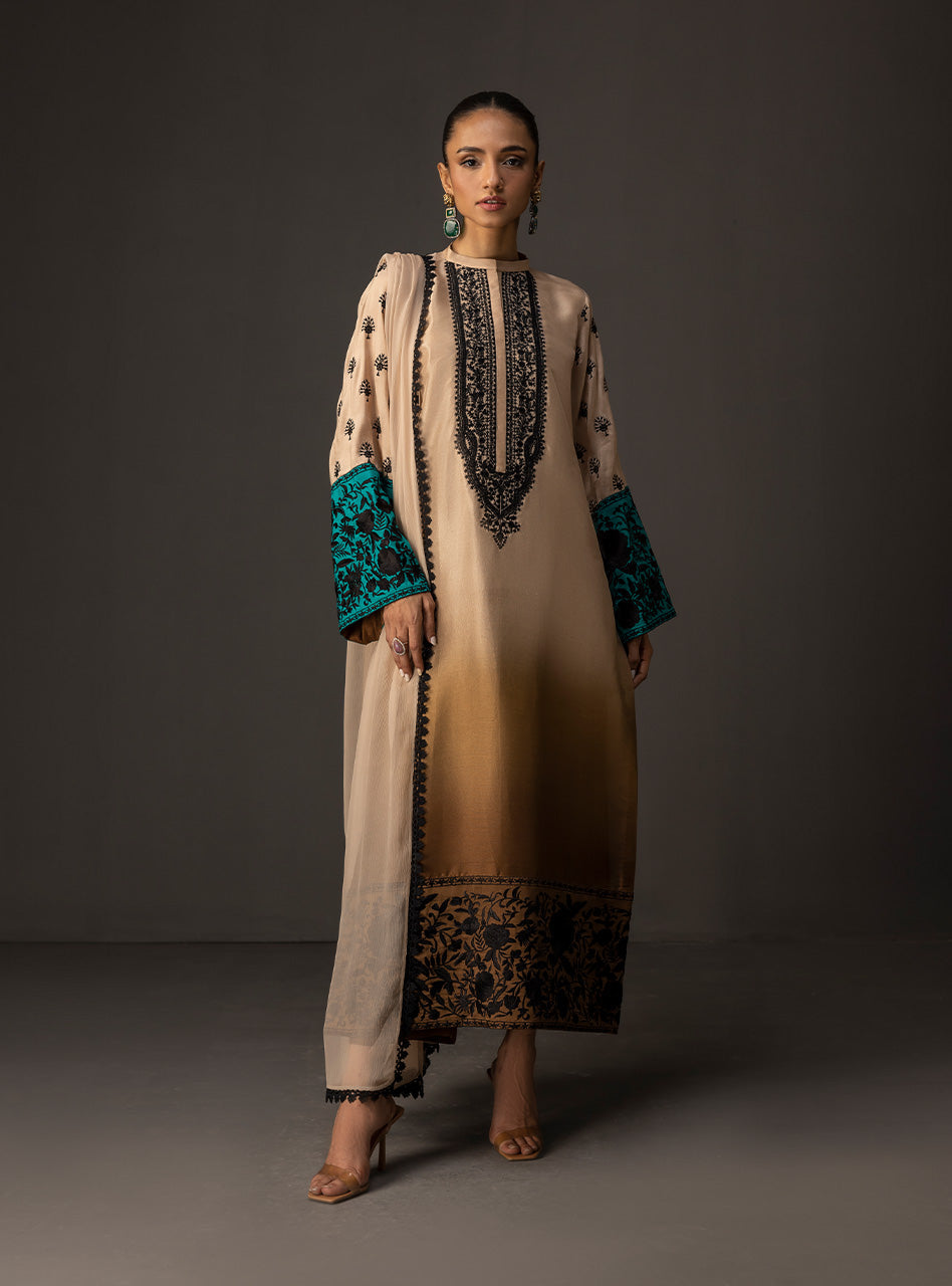 DIGITAL PRINT 3PC SILK UNSTITCHED SUIT 02