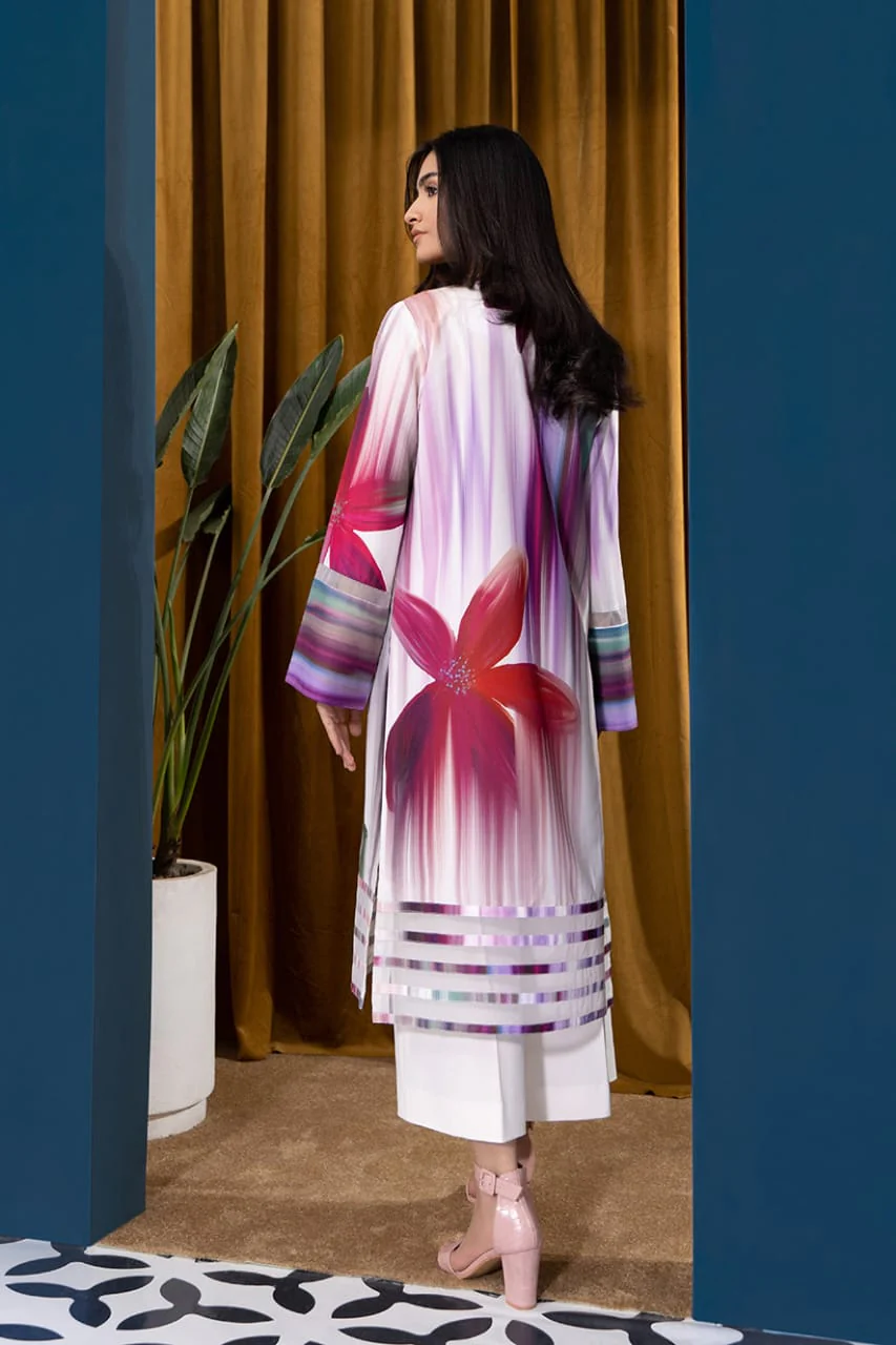 DIGITAL PRINT 3PC SILK UNSTITCHED SUIT 30