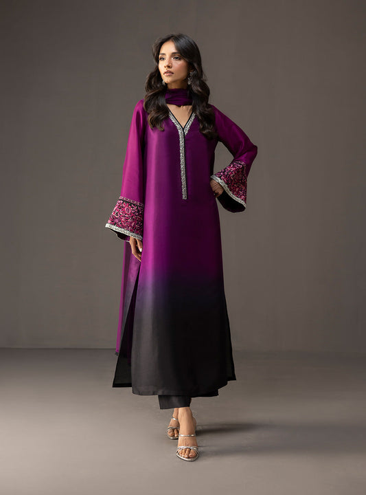 DIGITAL PRINT 3PC SILK UNSTITCHED SUIT 01